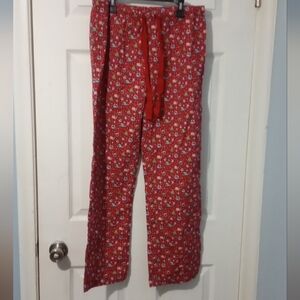 Vineyard Vines Red Floral Pajama Pants